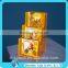 3 tiers homemade wholesale plexiglass acrylic brochure display, flyer stand for leaflet displaying