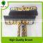 durable plastic broom with wood broom stick for cleaning tools