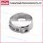 Fastening ear clamp for PEX
