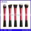 New Cosmetic Brush Set,Made of Black Aluminium Ferrule and Wooden Handle