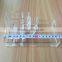 wholesale innovative household small size clear cosmetic acrylic makeup organizer with 8 grids for store jewelry cosmetic