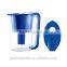 Mini Plastic Blue Water Filter Portable Water Filter Pitch Filter Bottle