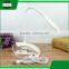 portable flexible target adjustable plastic usb foldable folding mini led night clamp clip reading book light lamp