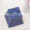 Plastic European Sqaure Pot Blue