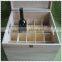 Custom printed wood beer bottle carrier Wooden 20 bottles beer Crates wood wine bottles shipping crates with grids for sale