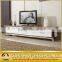 Modern Marble Top Metal TV Cabinet with Showcase