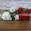 Artificial begonia flowers hanging