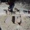 natural stone carved outdoor water fountain with figure statue