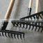 Rake R106 with 1.2m first class wooden handle,