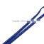 Blue Promotion Gift PU Leather Lanyard with Crystal Gem, Swivel Snap Hooks, Key ring accembly, Acrylic Gem Key chain