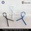 plastic twist tie with single metal wire for bread bags closuring