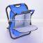 Steel Frame and 600D Backpack Cooler Chair , Travel Camping Chair, Cooler Bag