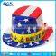 Newly environmental 3 colors flag eva foam price hat
