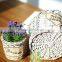 Handmade Decorative Metal Wicker Baskets for Flowers