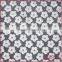 White cotton embroidery flower organza fabric, bridal african lace fabrics
