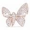 Winged Butterfly Crystal Rhinestone Pin Brooch