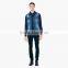 OEM supply fitted sleeveless denim jacket for men