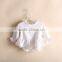 Wholesale ruffle bottom baby shirt Summer children's clothing Lovely smart girl top