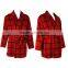 new design 100% polyester ladies winter nightwear merino wool bathrobe woolen