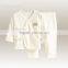2017 newest style lovely white organic cotton baby clothes wholesale infant clothing set