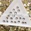 Good looking flat back rhinestones in bulk 16 cut facets non hotfix crystal stones for nail art
