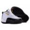 Vogue Jordan Kids Shoes Retro 12 New White/Black
