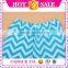 cheap wholesale sky blue baby girls knit chevron double ruffle kids pants