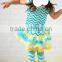 kids western wear baby toddler clothing girls summer cotton top and ruffle dress pettiskirt