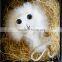 100% Real Genuine Mink Furs Keychain Pendant Bag Car Charm Tag Cute Mini Monkey Toy Doll Real Fur Monster Keychains