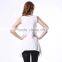 Casual Style Fashion Ruffled White Blouse