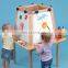 Magnetic Wooden Easel Drawing Board With Stand For Children