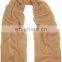 factory price custom cheap cashmere and silk blend fringe scarf