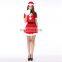 Wholesale cheap full cosplay christmas santa claus costume