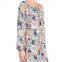 C79 Paisley Print Cover Up Beach Tunic Kurtis