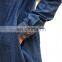 Fashion Muslim Women Long Sleeves Denim Maxi Dress (16042301)
