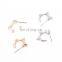 2017 Opened Round Leaf earring Ear Buckle Earrings