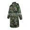 Wholesale motorcycle raincoat pe pvc waterproof fabric camouflage rainsuit