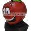 Lovely masquerade Fancy dress Latex Cartoon Apple Mask for advertising