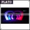 Attractive inflatable tube /changing color heart shaped tube with LED for party decoration