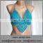 bulk handmade blue lace bikini top swimwear swimsuit bathing suit beach wear hot hot open sex katrina kaif bikini