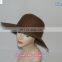 LSP104 Wholesale Small Diamonds 100% Paper Straw wholesale vintage foldable bucket hat