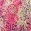fancy 3d flowers embroidery fabric pink tulle lace