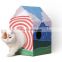 Corrugated Paper Cat House Wear-resisting Claw Grinding Pet Toy Cat Scratcher Scratching Board Lounge For Climbing