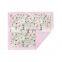 Pink style Design printing flower pattern baby Blanket soft and electric fabric factory directly sale