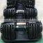 Adjustable  Gym Fitness Training Equipment Portable Colorful Plastic Dip Dumbbell Sets