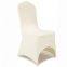 White Arch Front Stretch Spandex Banquet Chair Cover for Wedding Party Dining Banquet Event