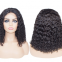 KHH Curly Lace Front Wig With Bangs Short Bob Human Hair Wigs Brazilian Remy Fringe Wig Pre Plucked With Baby Hair