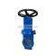 DN100 ductile cast iron pneumatic knife gate valve PN10