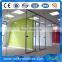 Exterior frameless glass steel doors