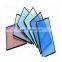 euro bronze 6mm customized tempered reflective glass price
